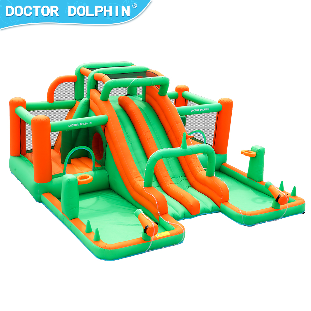 Kids Outdoor Jumping Castle - Вечерние, высшего качества, уличный зеленый детский