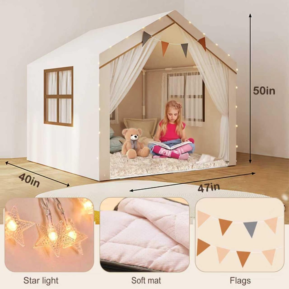 Kids Outdoor Teepee - Детская игровая палатка с ковриком и