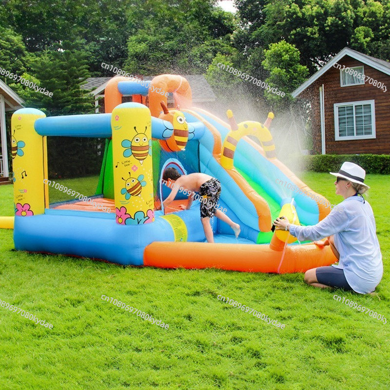 Kids Outdoor Jumping Castle - Надувной батут-горка для детей, водный парк,