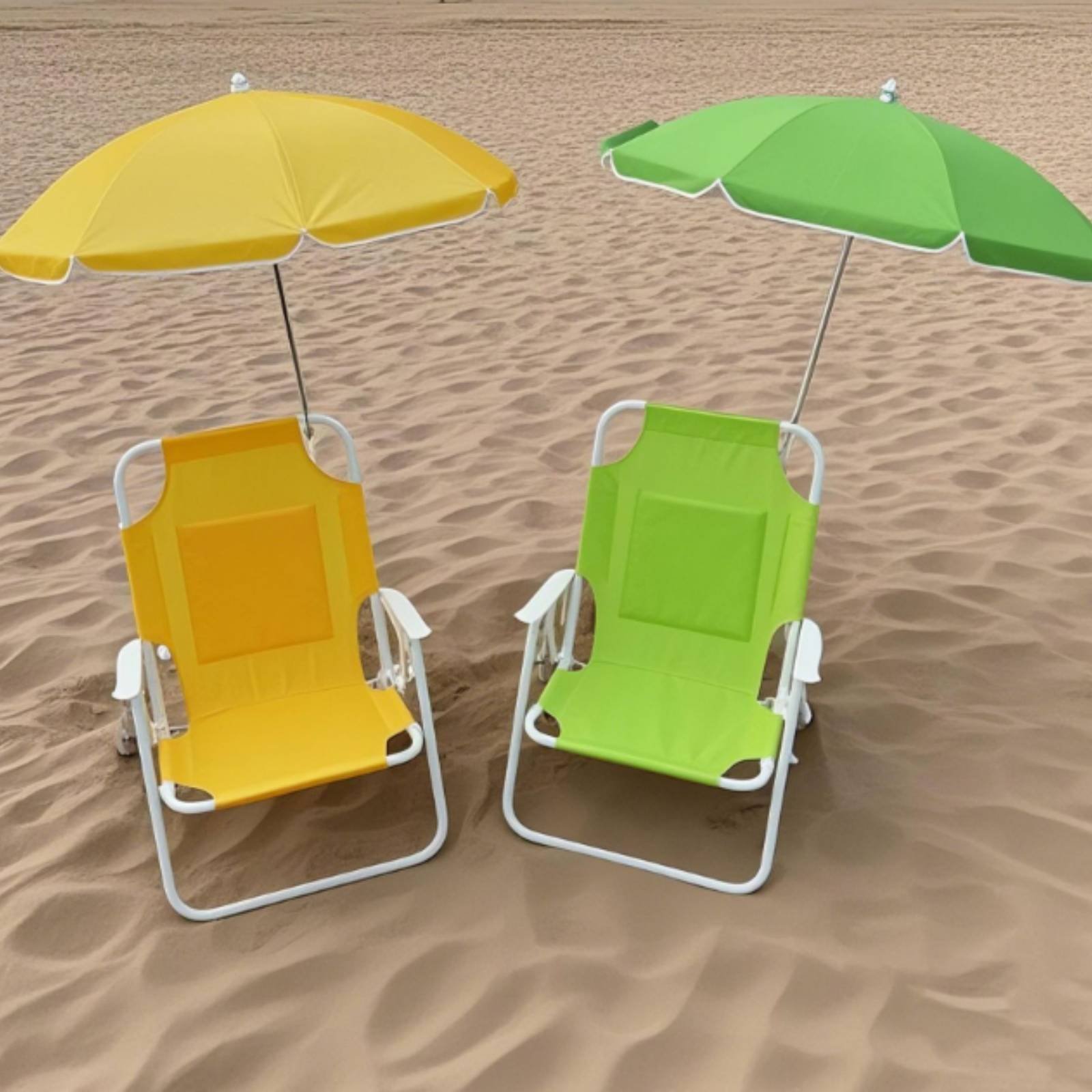 Kids Outdoor Umbrella Chair - Детское складное пляжное кресло со съемным
