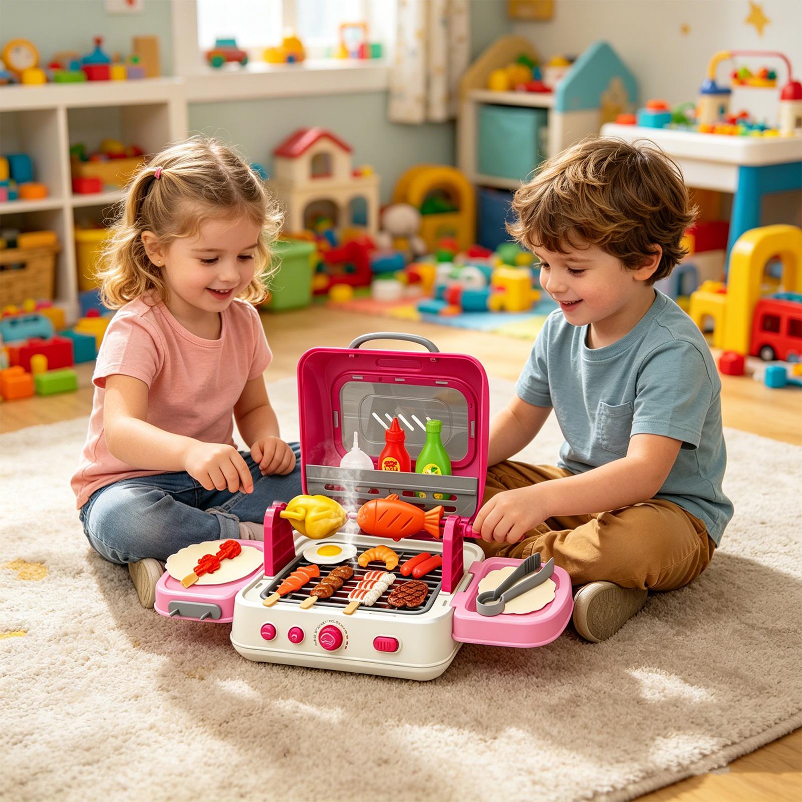 Kids Outdoor Grill - Детский уличный игровой набор-гриль с интерактивным