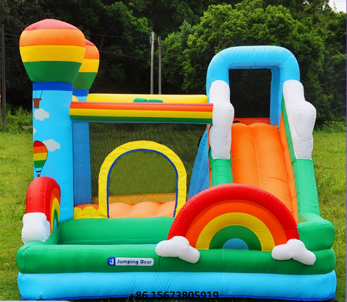 Kids Outdoor Jumping Castle - Надувной замок для детей с горкой