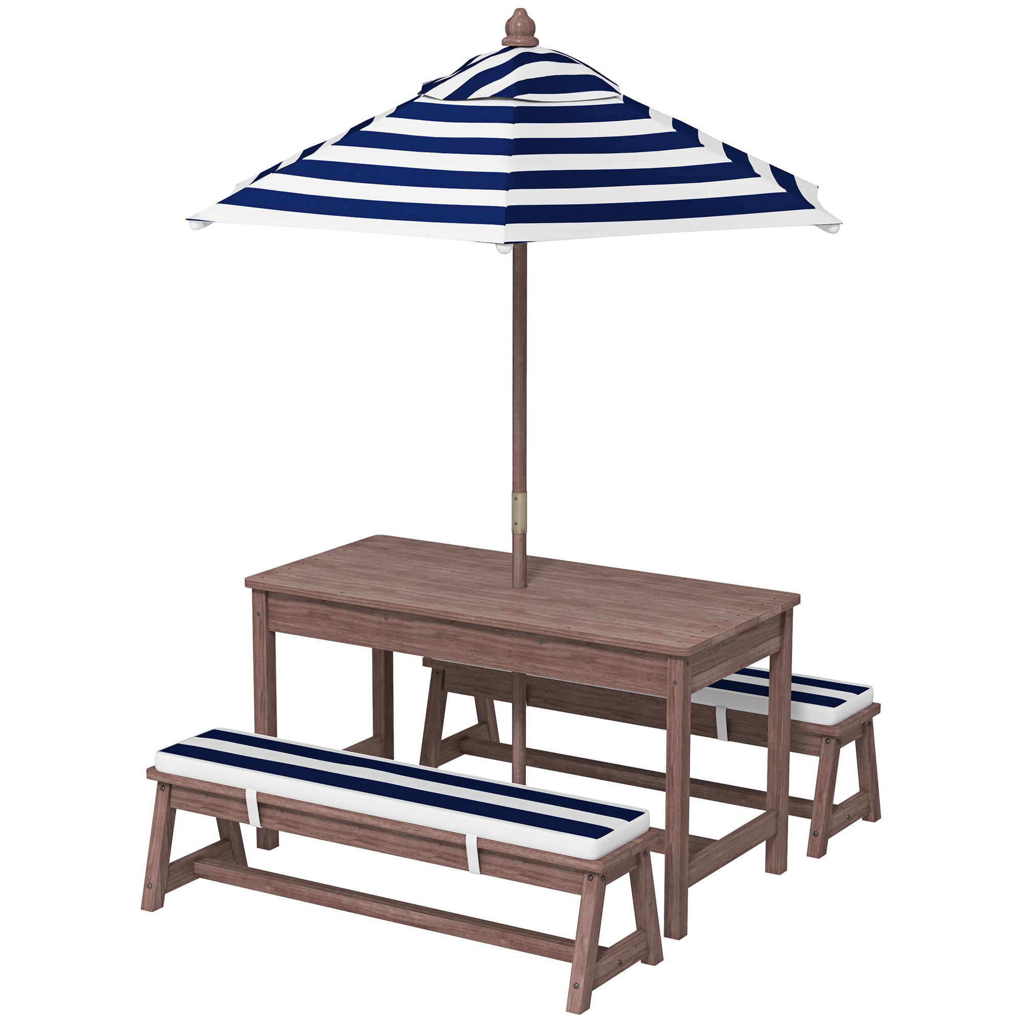 Kids Outdoor Garden Set - Детский деревянный стол для пикника с