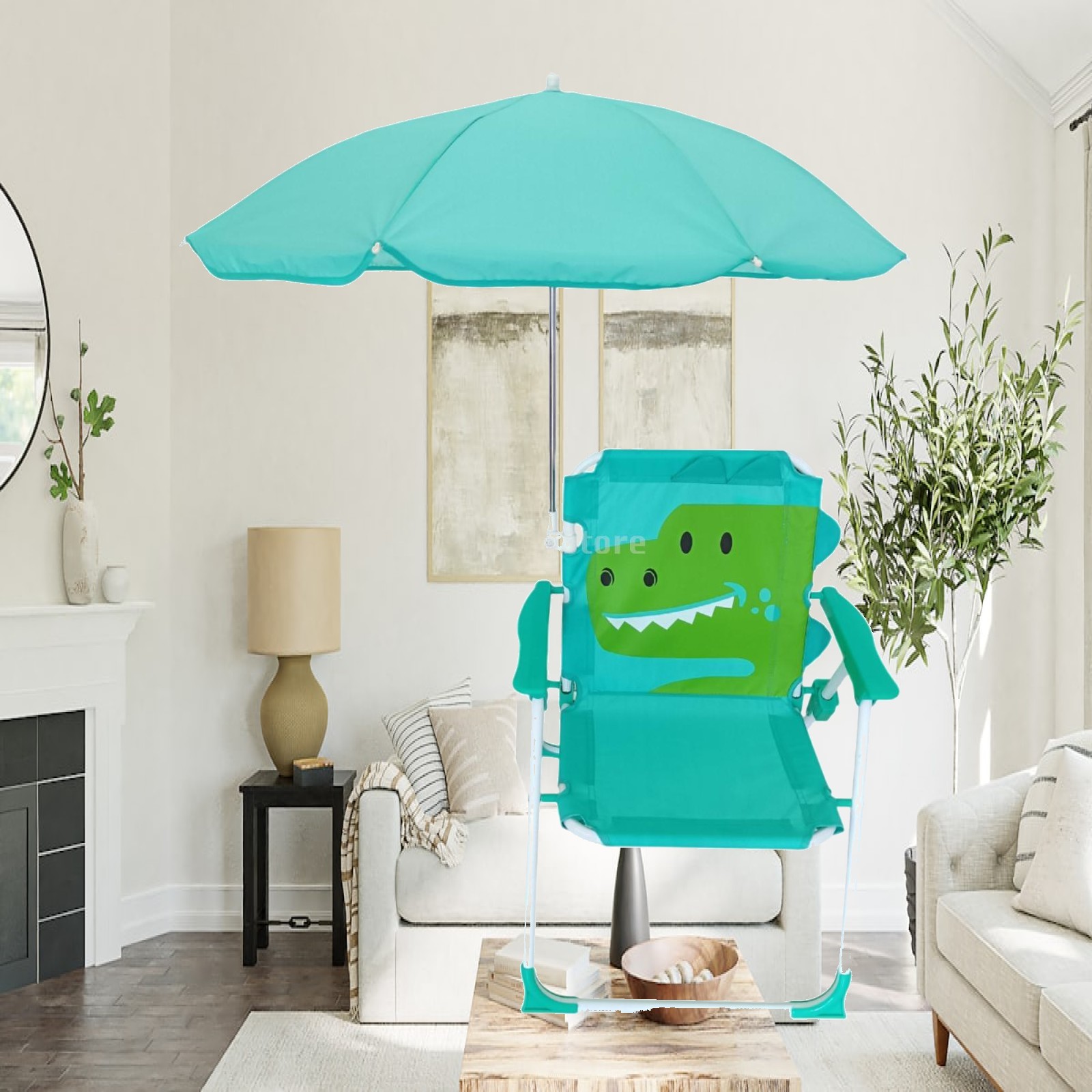 Kids Outdoor Umbrella Chair - Детское пляжное кресло-палатка с зонтом и
