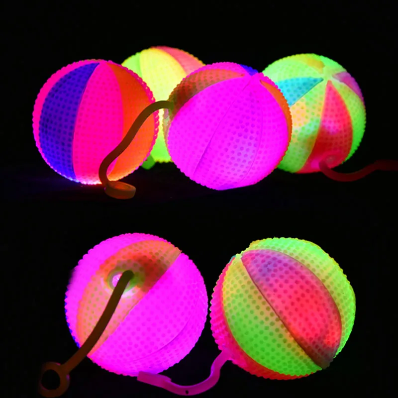 Kids Outdoor Easter Toys - 12 шт., мигающий звон, прыгающий мяч,
