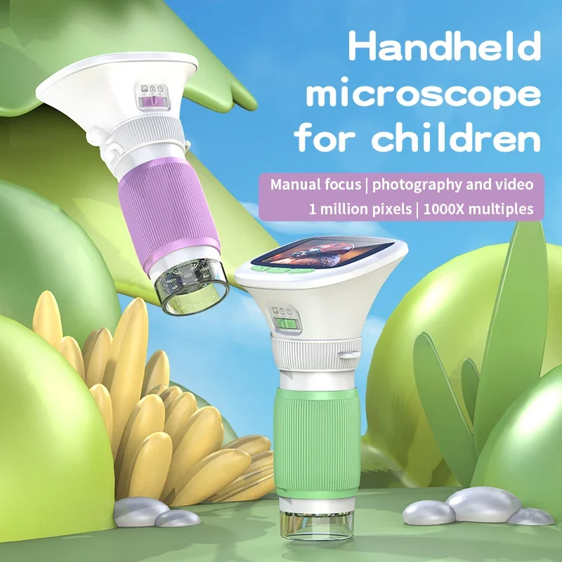 Kids Outdoor Microscope - Детский портативный микроскоп с вращающейся фокусировкой