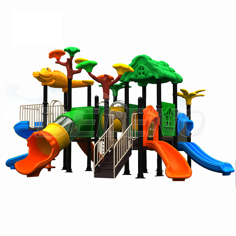 Kids Outdoor Gym Equipment - Многофункциональный уличный детский игровой комплекс: качели,
