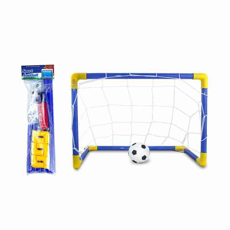 Kids Outdoor Frame - Мини-складные футбольные ворота с сеткой, пластиковая