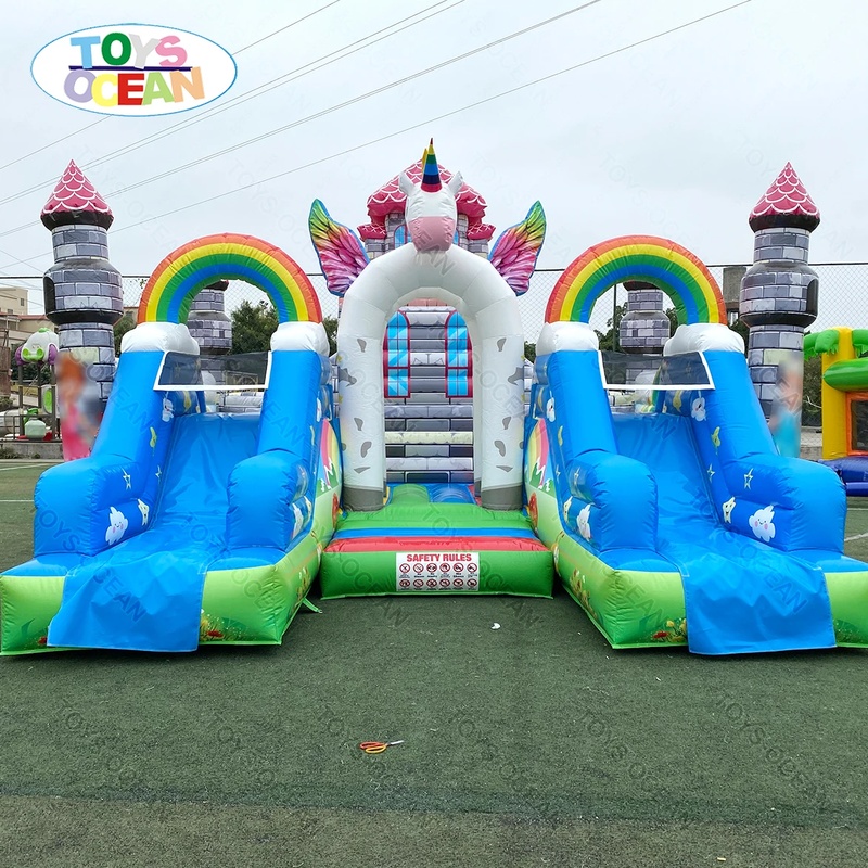 Kids Outdoor Jumping Castle - Надувной батутный комплекс для детей: большой