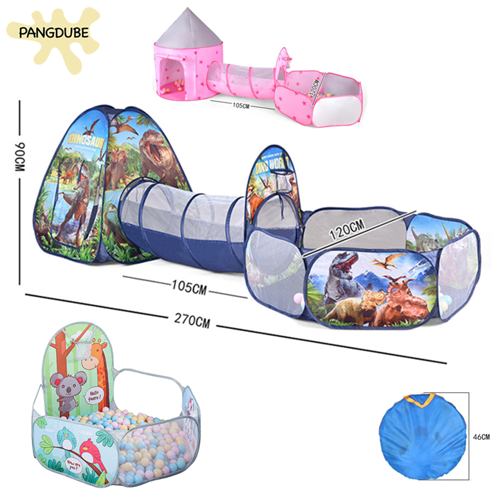 Kids Outdoor Teepee - Детская игровая палатка PANGDUBE: Складной туннель-космический