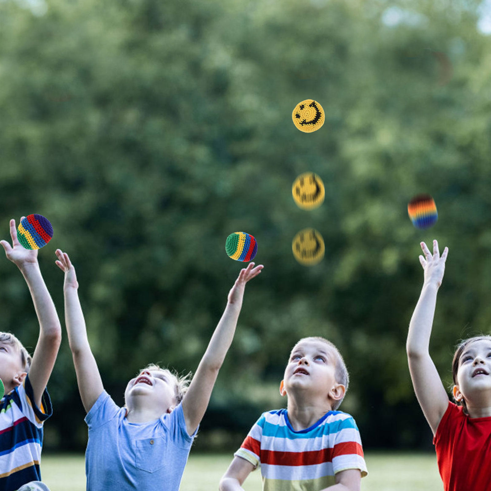 Kids Outdoor Garden Set - 6 шт. высококачественных шерстяных мешков с