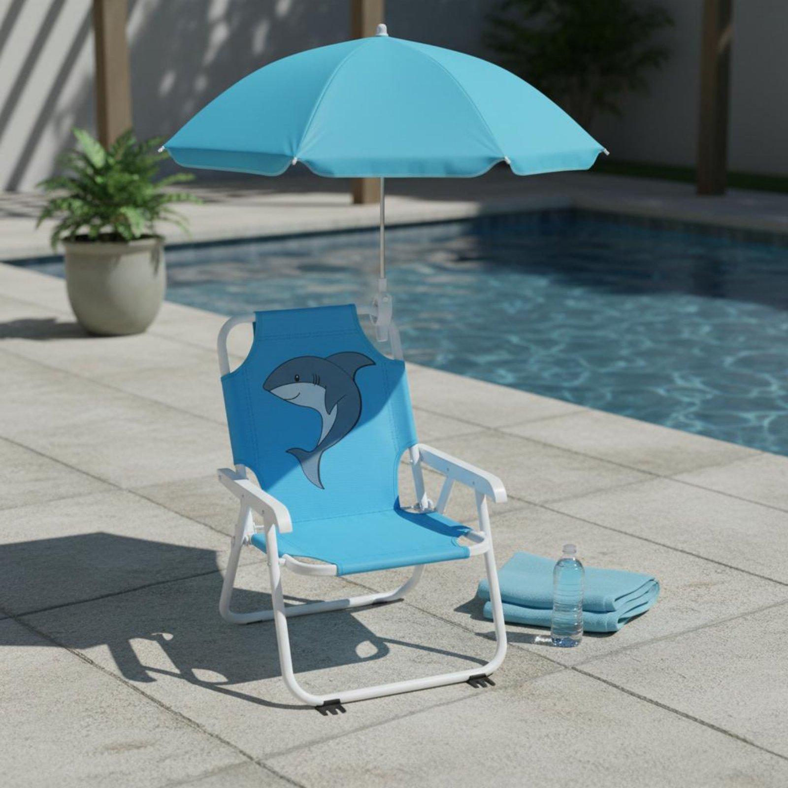 Детское пляжное кресло для ули – обзор и цена Kids Outdoor Umbrella Chair