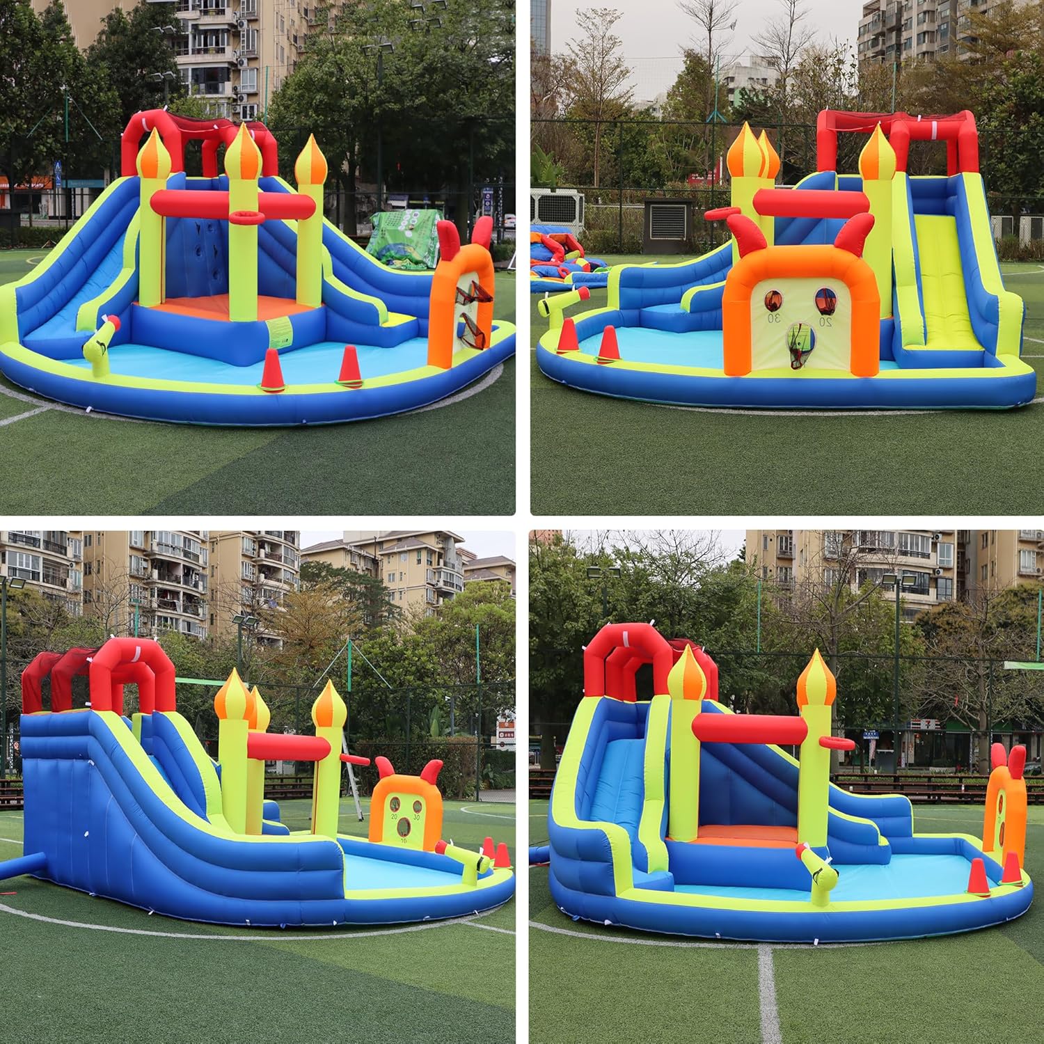 Детский надувной батут с двумя – обзор и цена Kids Outdoor Jumping Castle