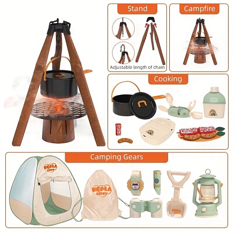 Детский походный набор, игрушк – обзор и цена Kids Outdoor Teepee
