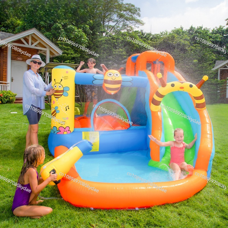 Надувной батут-горка для детей – обзор и цена Kids Outdoor Jumping Castle