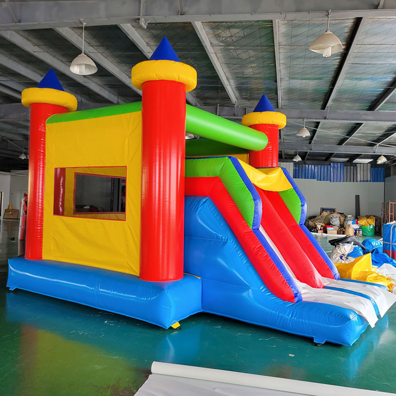 Надувной домик с горкой, прыга – обзор и цена Kids Outdoor Jumping Castle