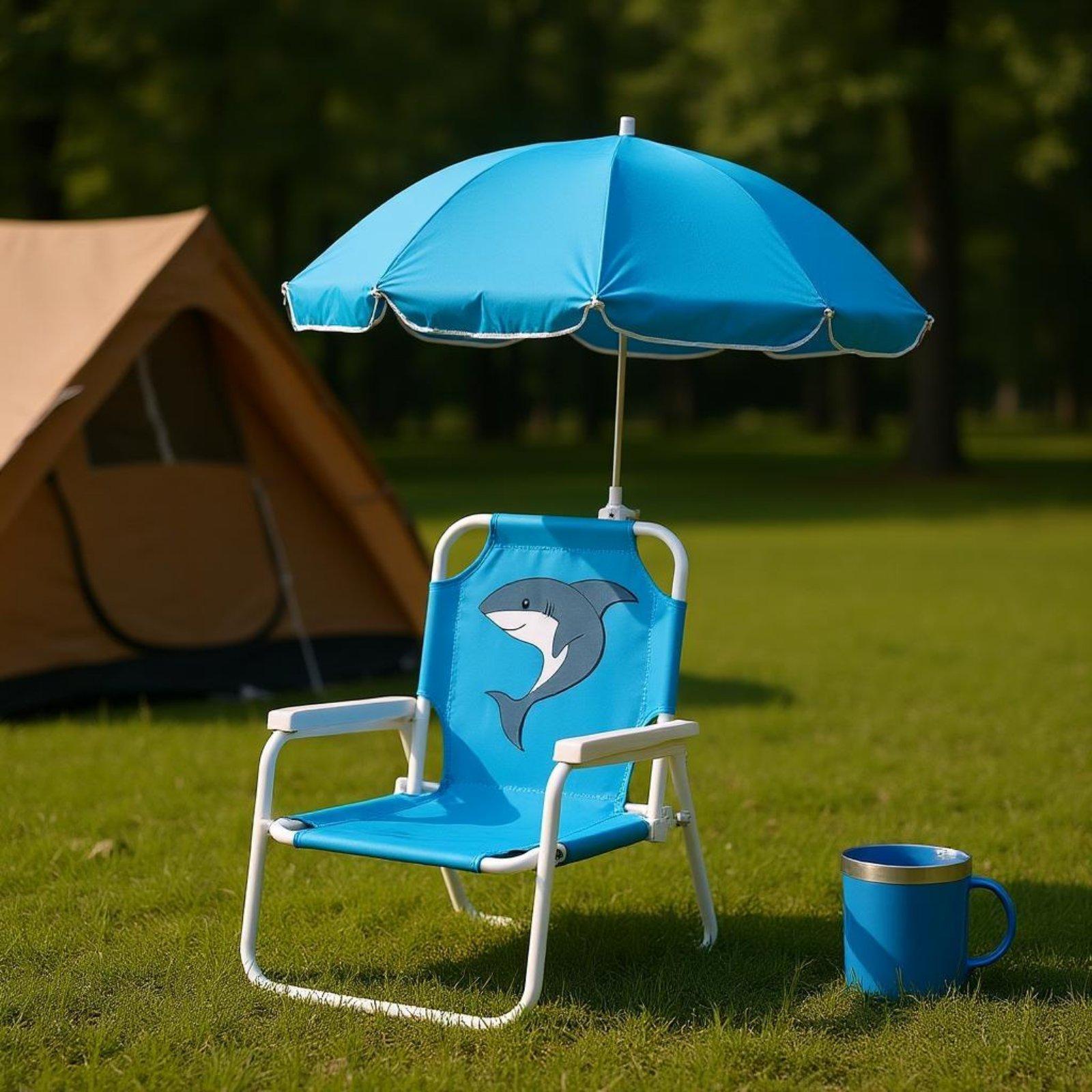 Детский пляжный стул с зонтом, – обзор и цена Kids Outdoor Umbrella Chair