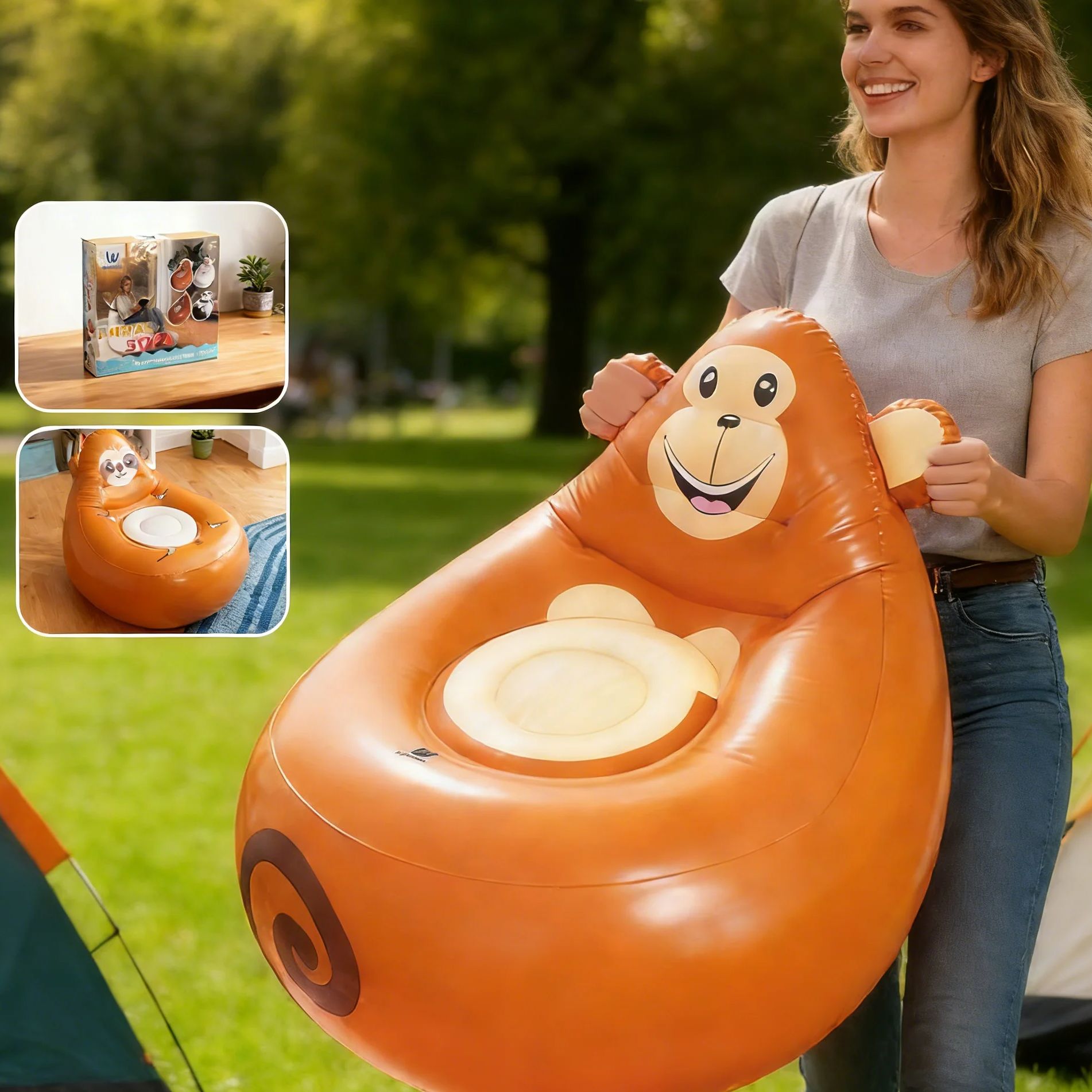 Надувной ленивый диван, детски – обзор и цена Kids Outdoor Lounge Chair