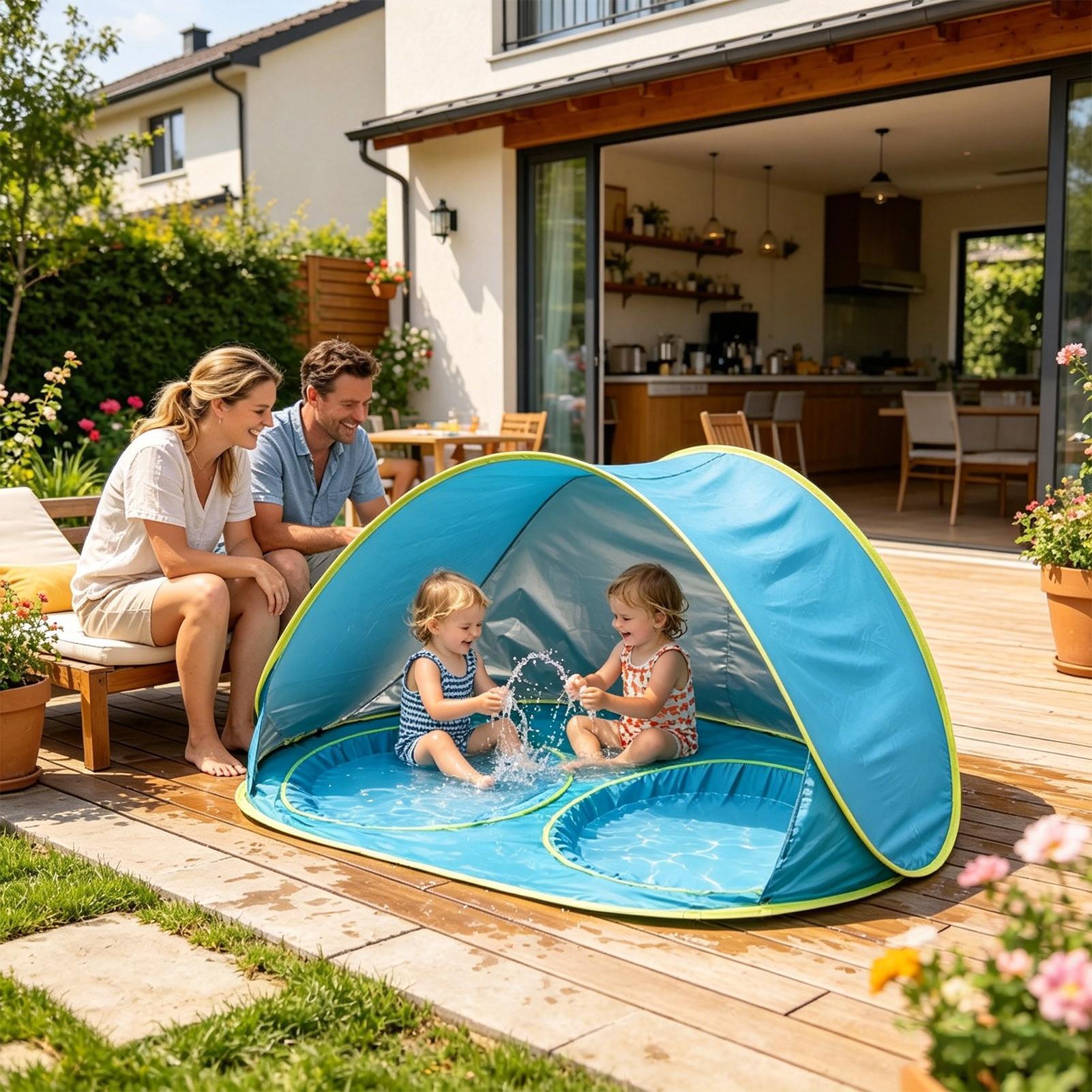 Детская пляжная палатка с защи – обзор и цена Kids Outdoor Teepee