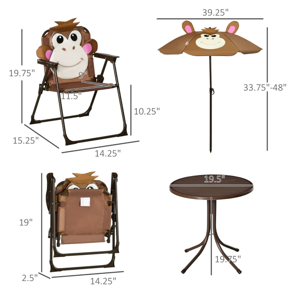 Детский комплект мебели для па – обзор и цена Kids Outdoor Umbrella Chair