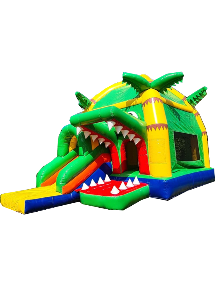 Надувной батут-замок «Крокодил – обзор и цена Kids Outdoor Jumping Castle
