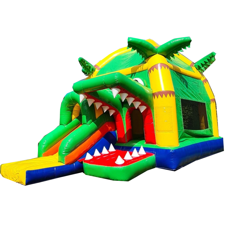 Надувной батут-замок «Крокодил – обзор и цена Kids Outdoor Jumping Castle