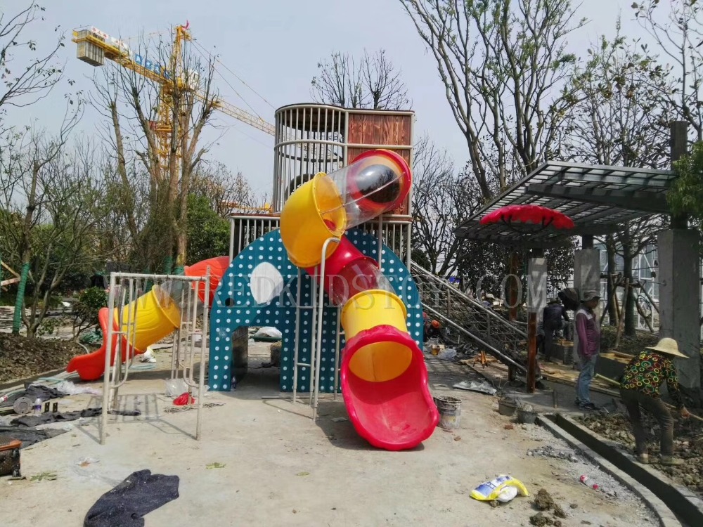 Новинка 2018 года, сертификат  – обзор и цена Kids Outdoor Gym Equipment