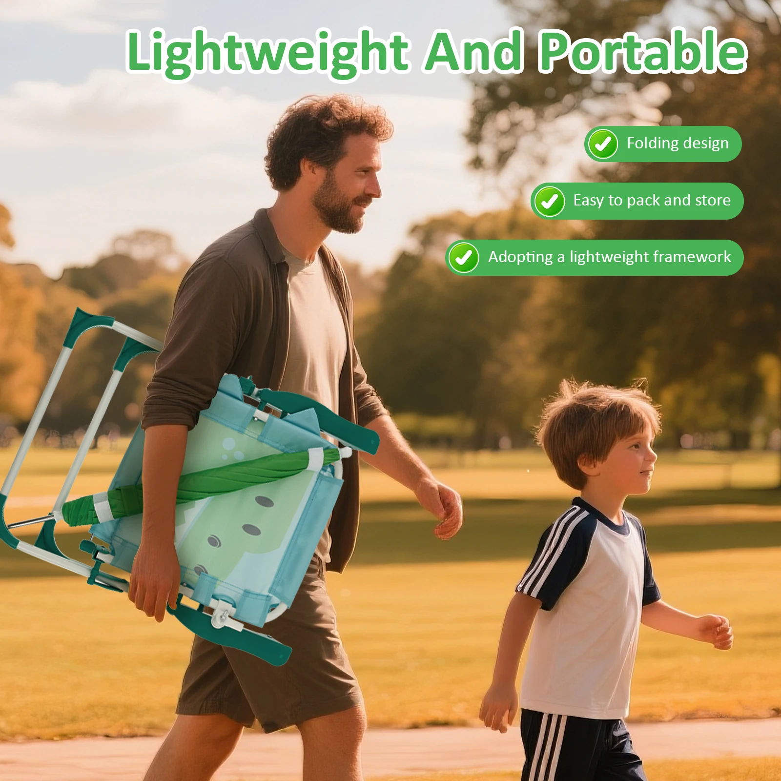 Детский складной шезлонг с зон – обзор и цена Kids Outdoor Umbrella Chair