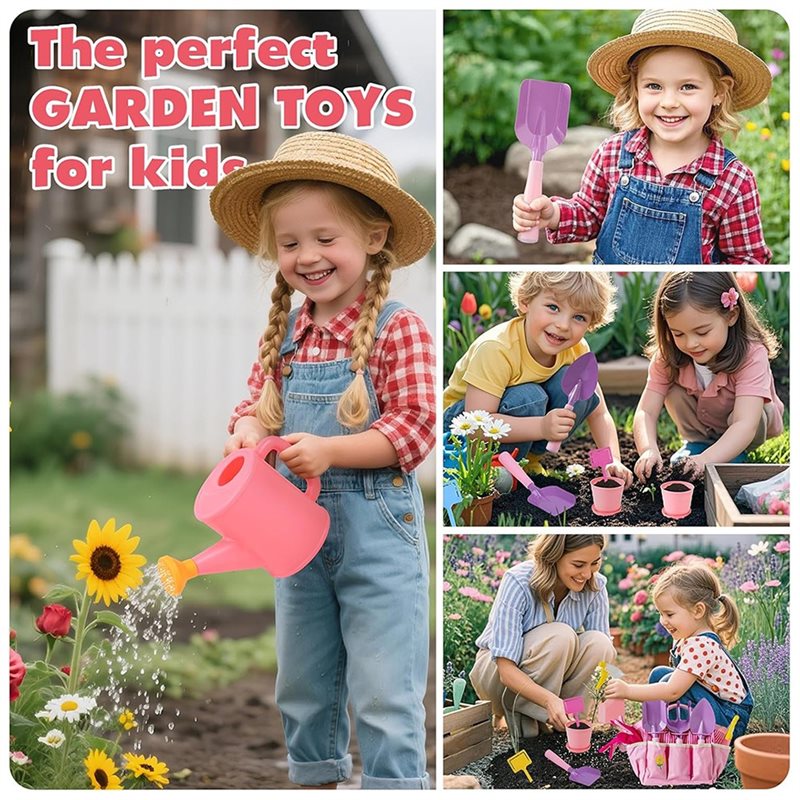 Набор детских садовых инструме – обзор и цена Kids Outdoor Garden Set