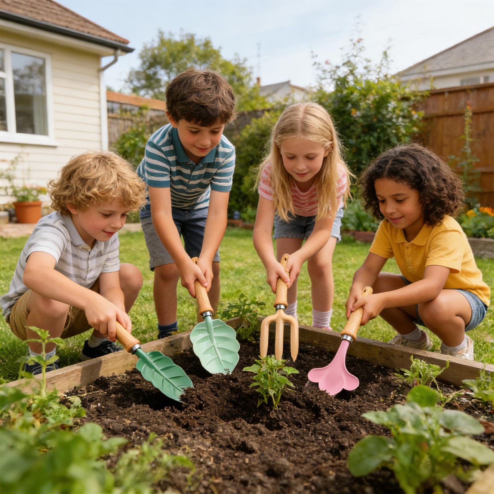 Детский садовый набор из 4 пре – обзор и цена Kids Outdoor Garden Set