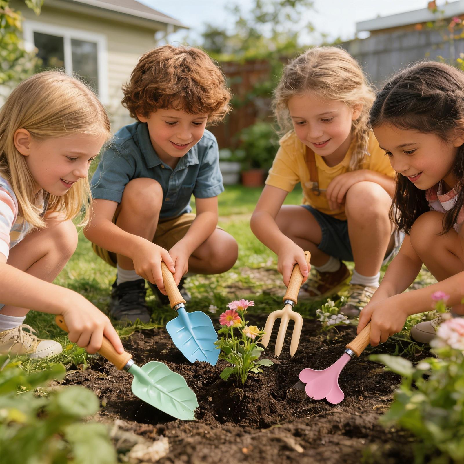 Детский садовый набор из 4 пре – обзор и цена Kids Outdoor Garden Set