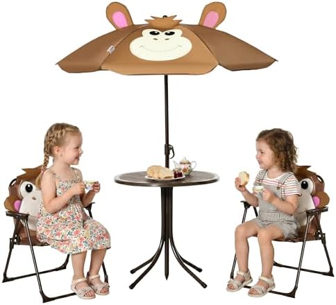 Детский набор стола и стульев  – обзор и цена Kids Outdoor Umbrella Chair