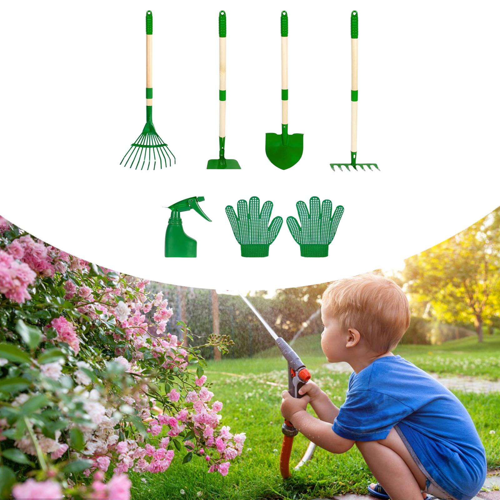 6x детский набор садовых инстр – обзор и цена Kids Outdoor Garden Set