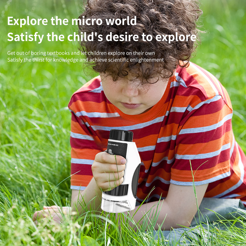 Детский портативный мини-микро – обзор и цена Kids Outdoor Microscope