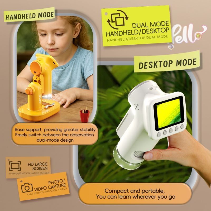 Портативный электронный микрос – обзор и цена Kids Outdoor Microscope
